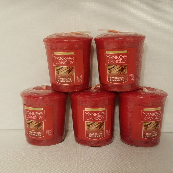 Yankee Candle Other - Yankee Candle Sparkling Cinnamon Votive Candles 5